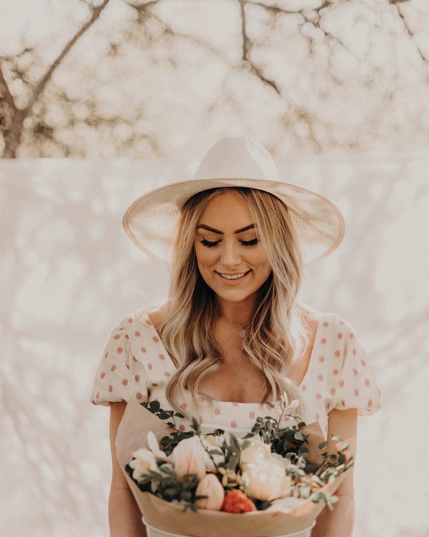 Blake | Paper Straw Fedora | Cream