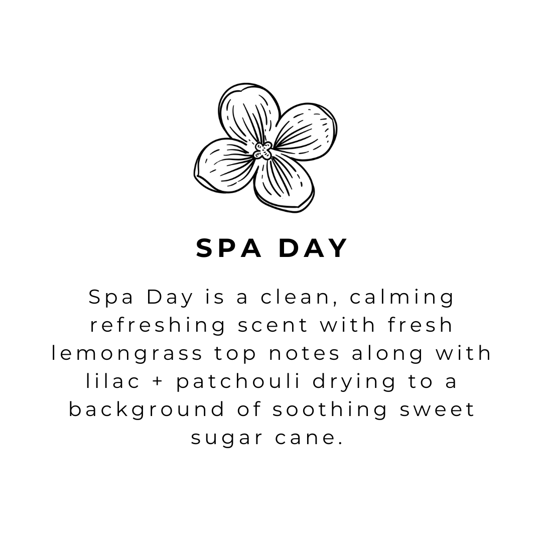 Spa Day  -16oz Amber Glass Soap-Handmade-Hand Wash