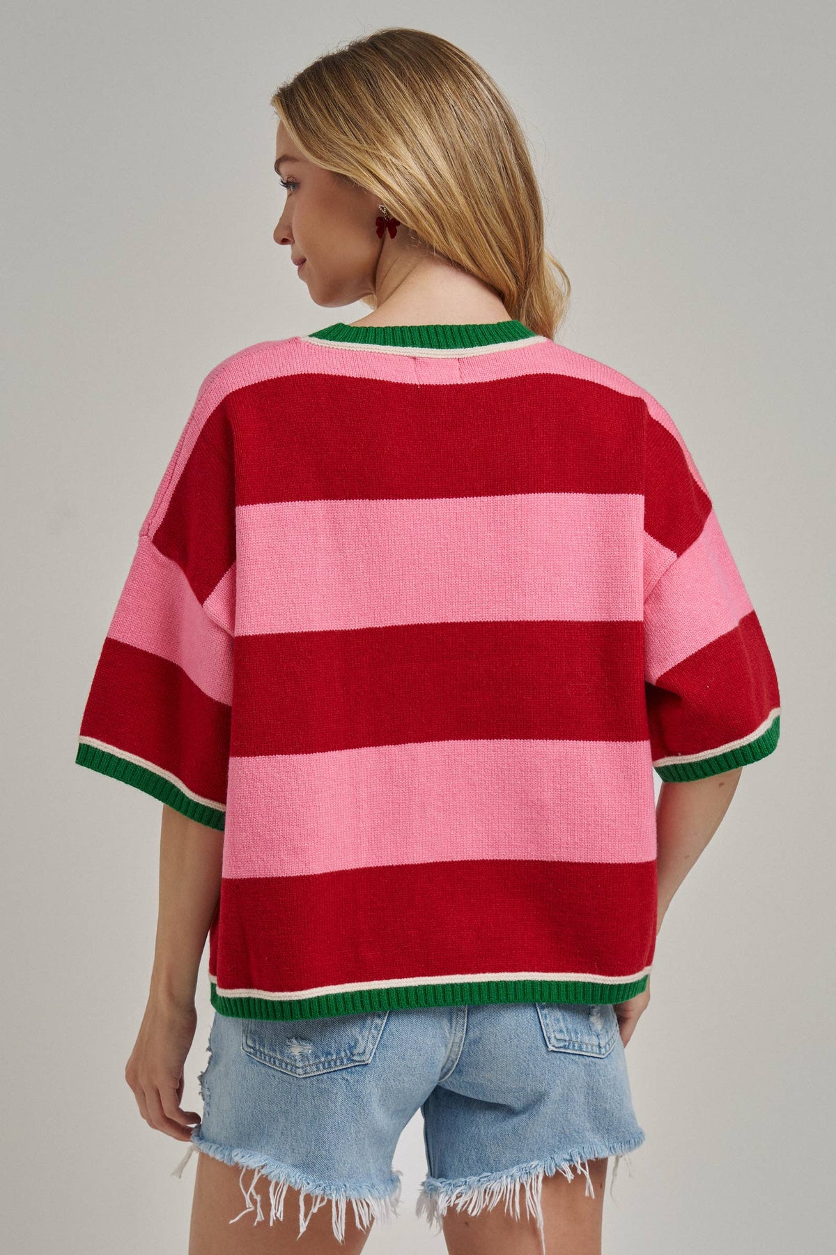Christmas Wide Stripe Sweater