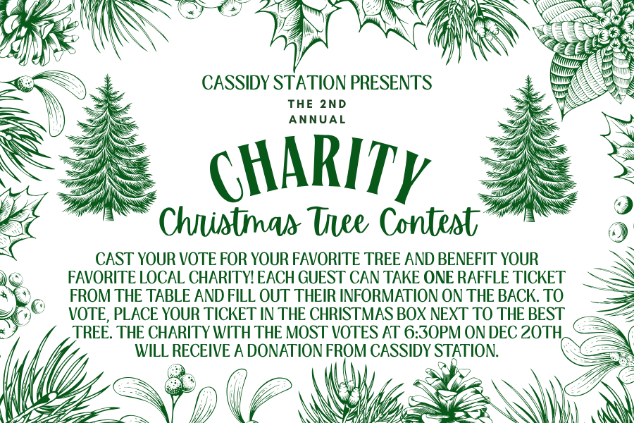 Charity Tree Decorating Contest Donations
