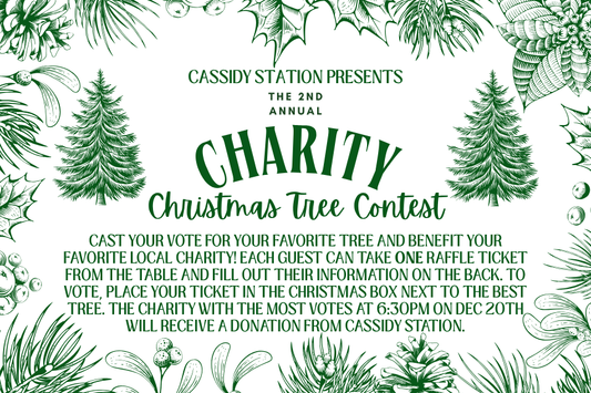 Charity Tree Decorating Contest Donations