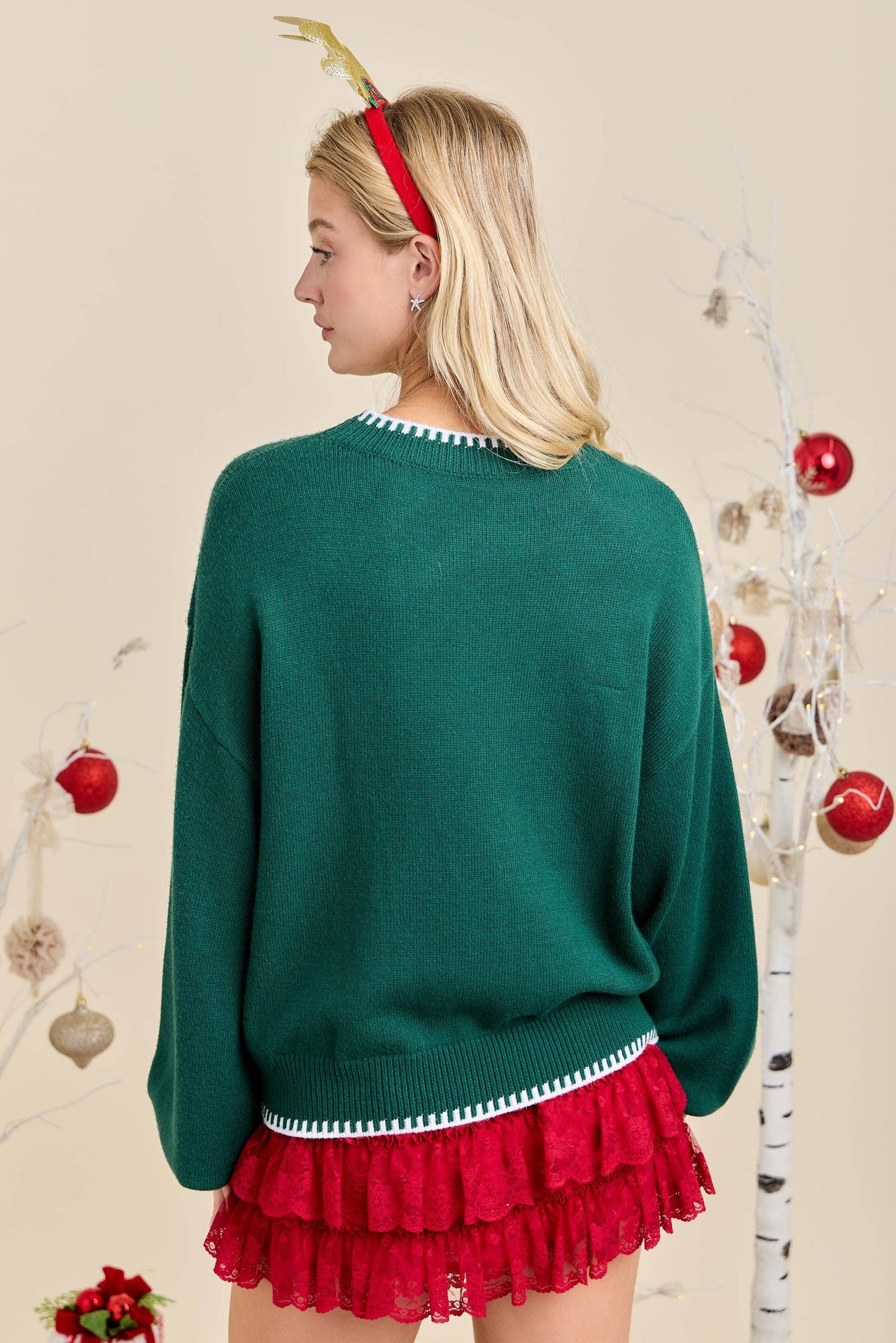Merry Embroidered Sweater
