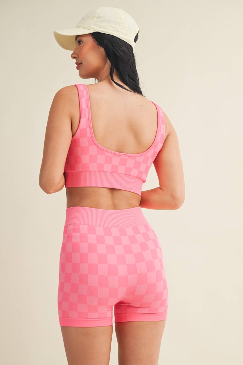 Checkmate Cropped Two Piece Set