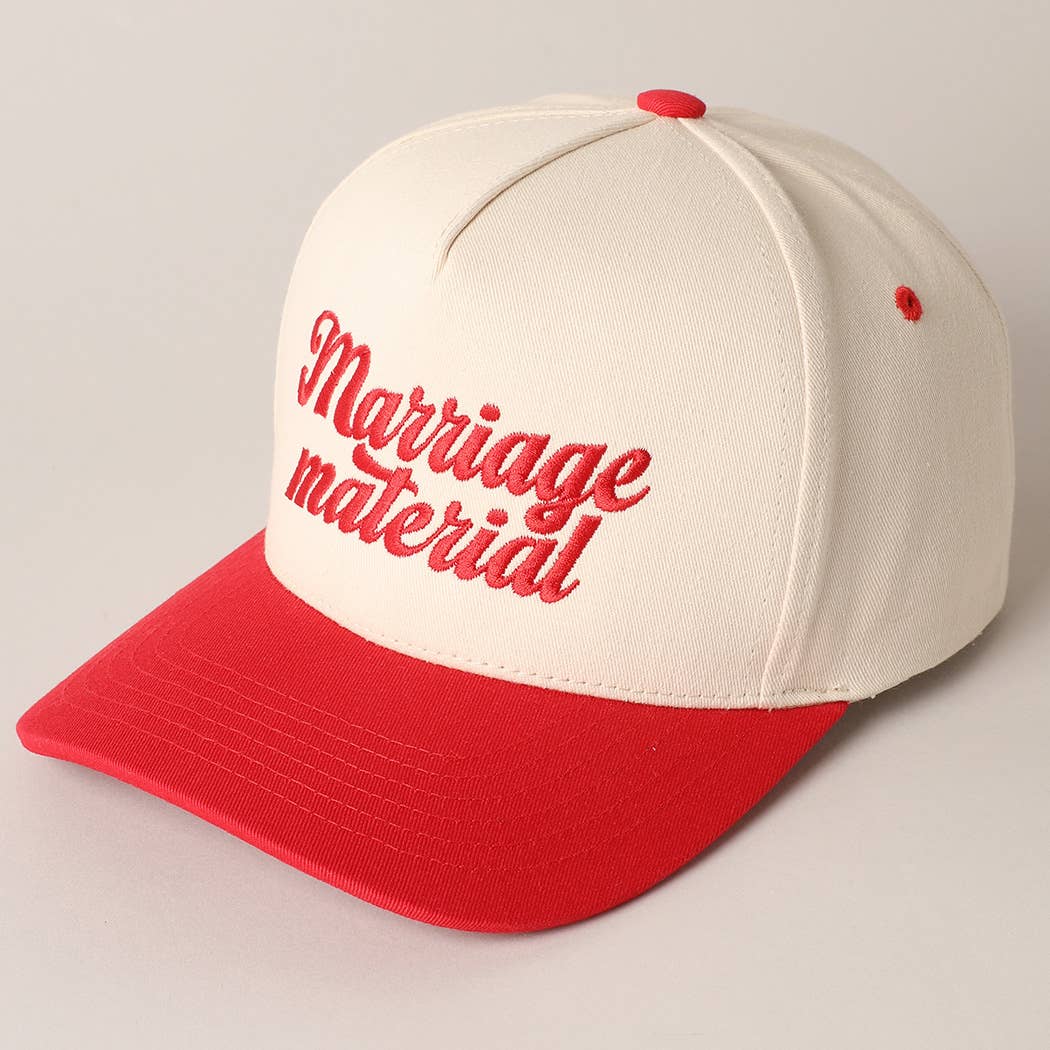 Marriage Material Two Tone Trucker Hat
