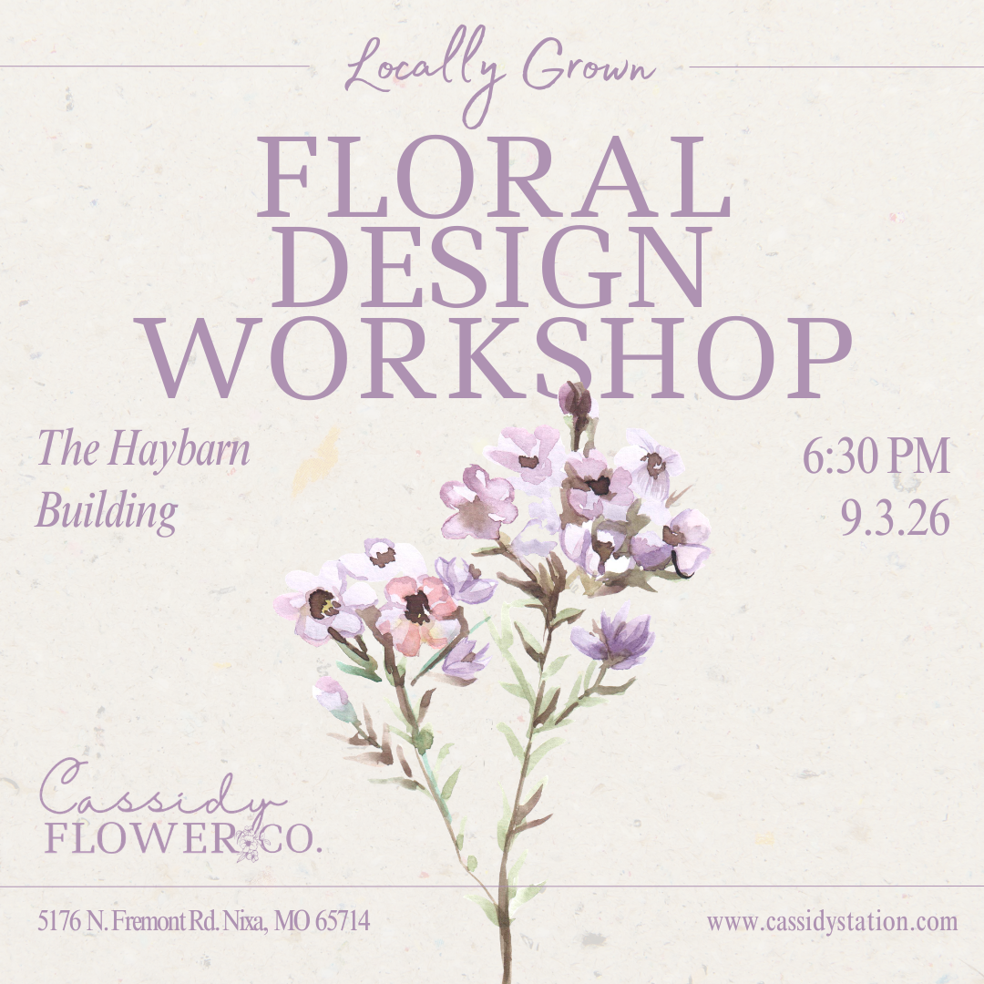 September 3rd | Floral Design Workshop
