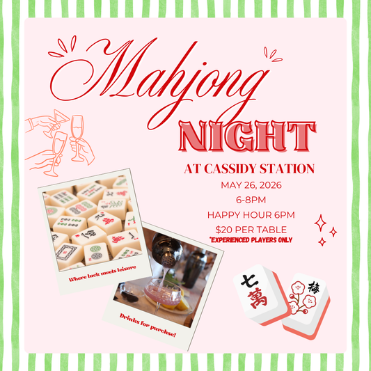 May 26th | Mahjong Night