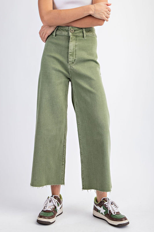 Sage Straight Leg Cropped Pants