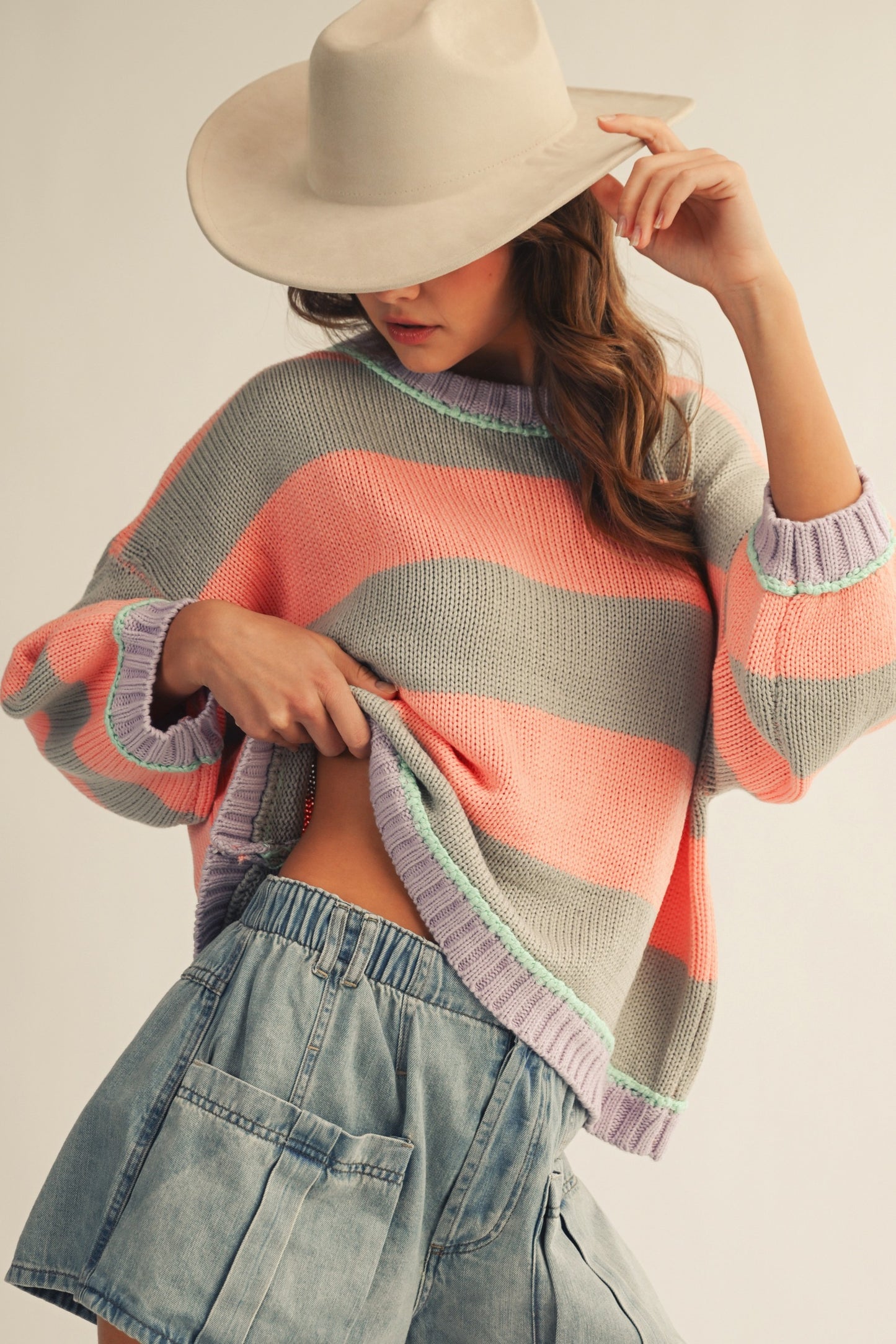 Spring Stripe Sweater