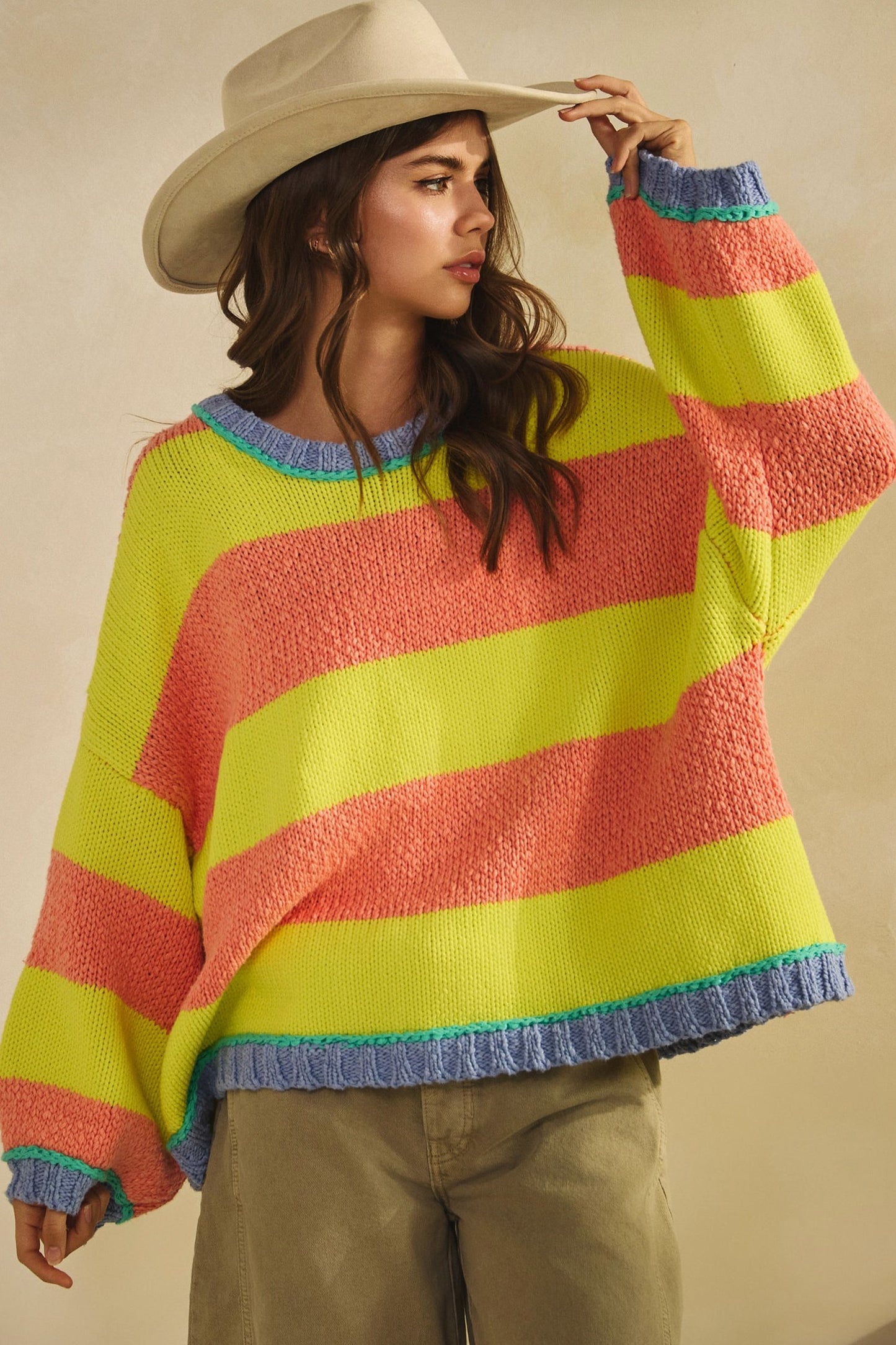 Spring Stripe Sweater