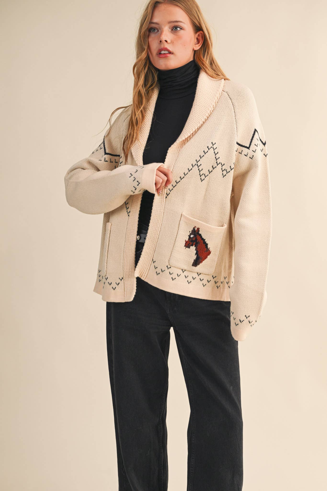 Horse Knit Cardigan