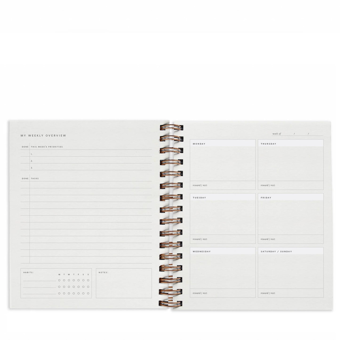 Quarterly Overview Planner