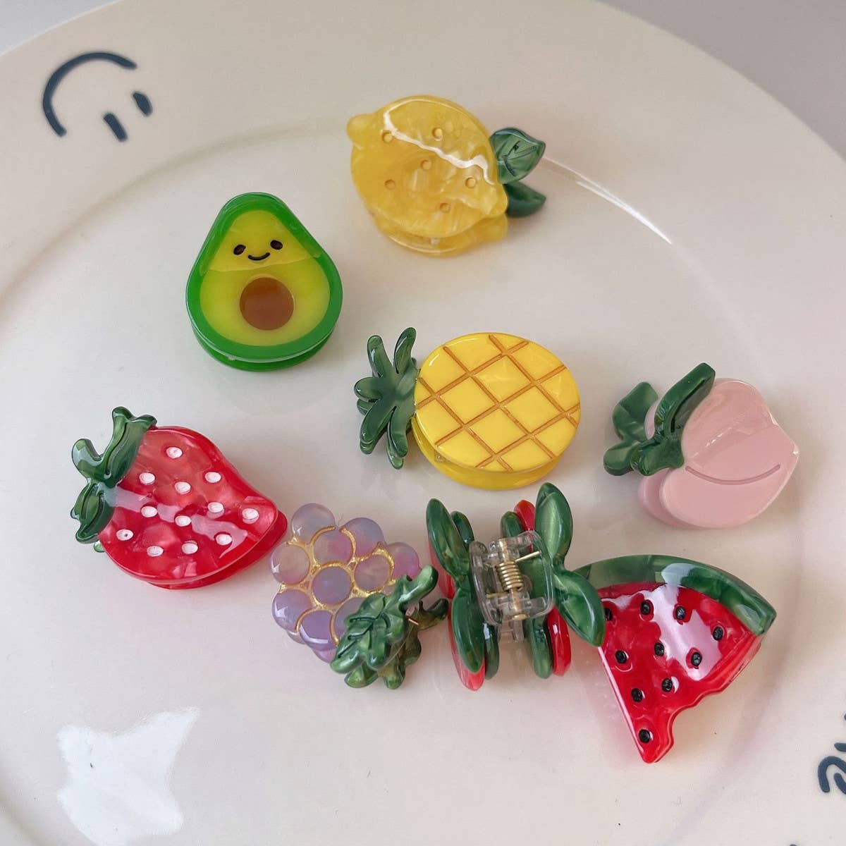 Mini Fruit Hair Claws