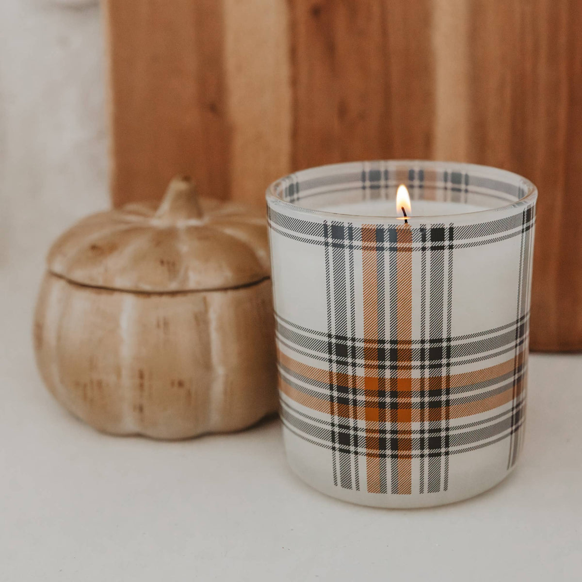 Hello Fall 12 oz Boxed Soy Candle - Fall Decor & Gifts