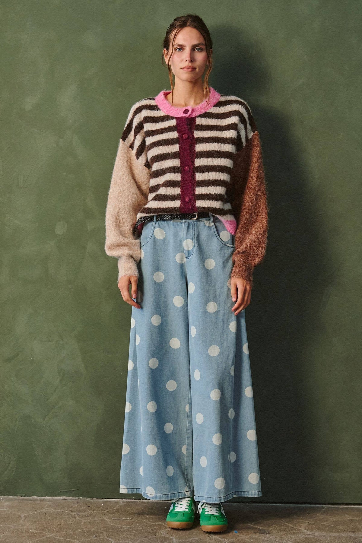 Color Pop Stripe Cardigan