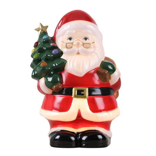 24 In. Lit Santa Blow Mold