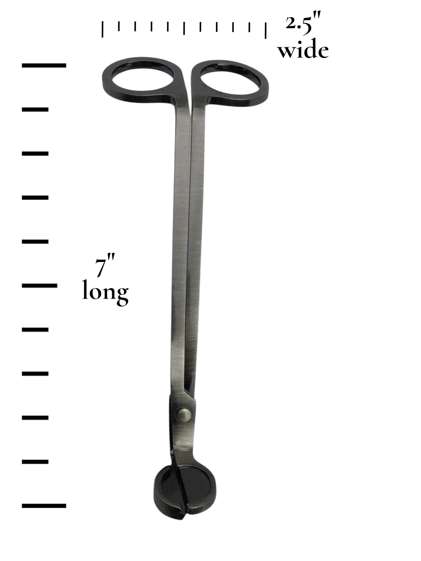Gun Metal Gray Wickman Wick Trimmer with Wick Catcher