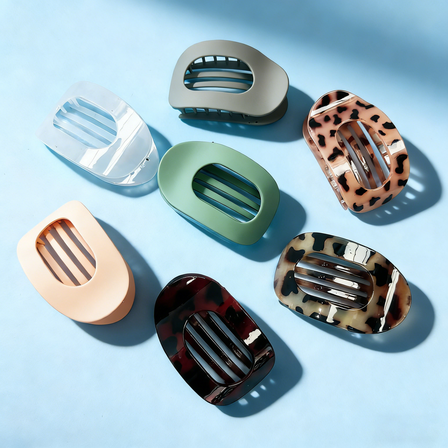 Oval Flat Hair Clip