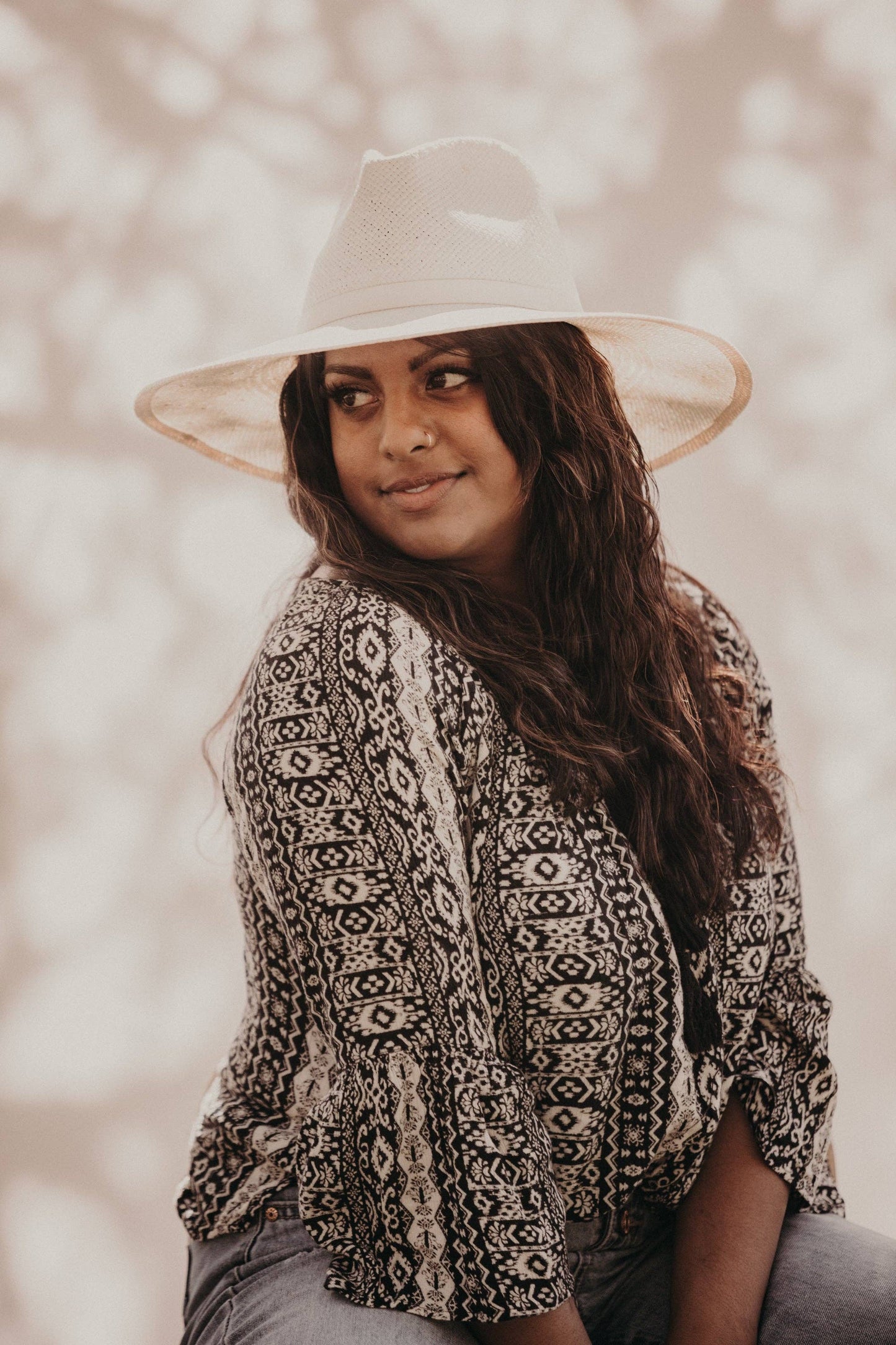 Blake | Paper Straw Fedora | Cream