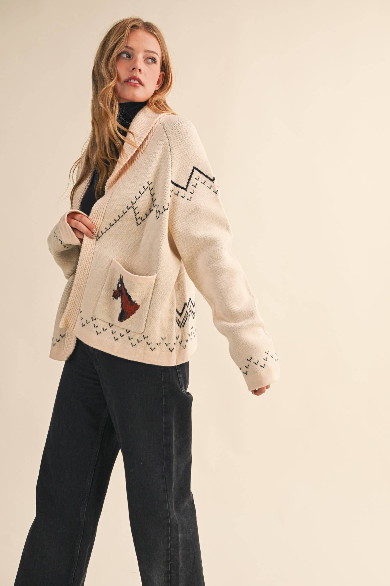 Horse Knit Cardigan