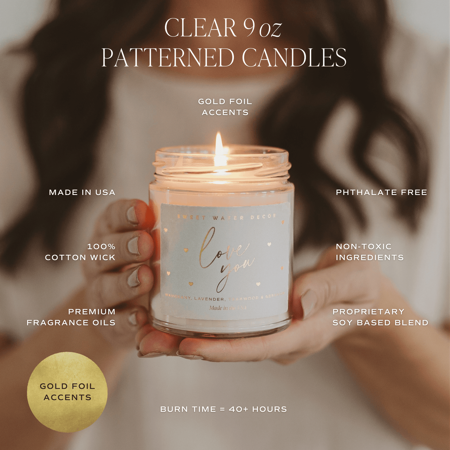 Happy Birthday 9 oz Soy Candle - Home Decor & Gifts