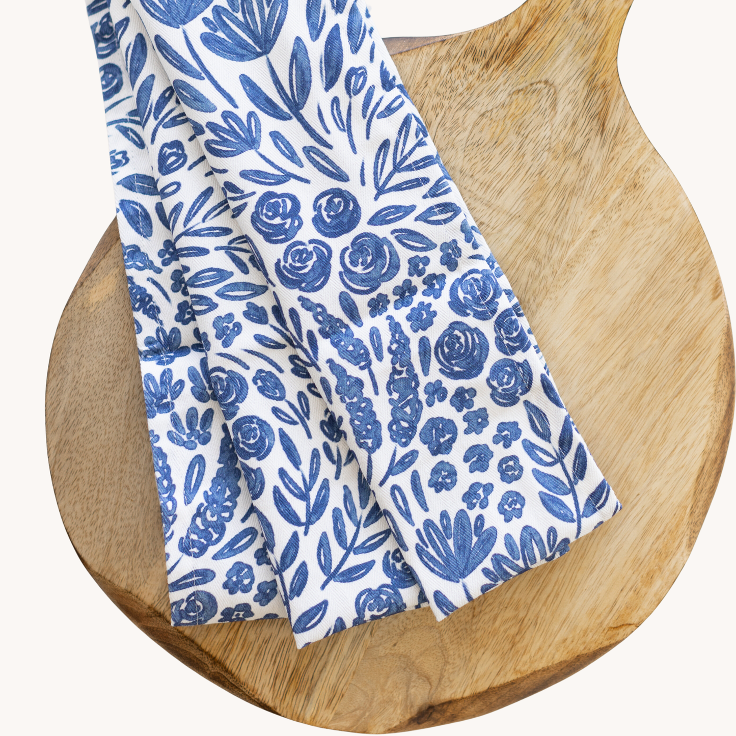 Pack of 2 Porcelain Floral Tea Towels