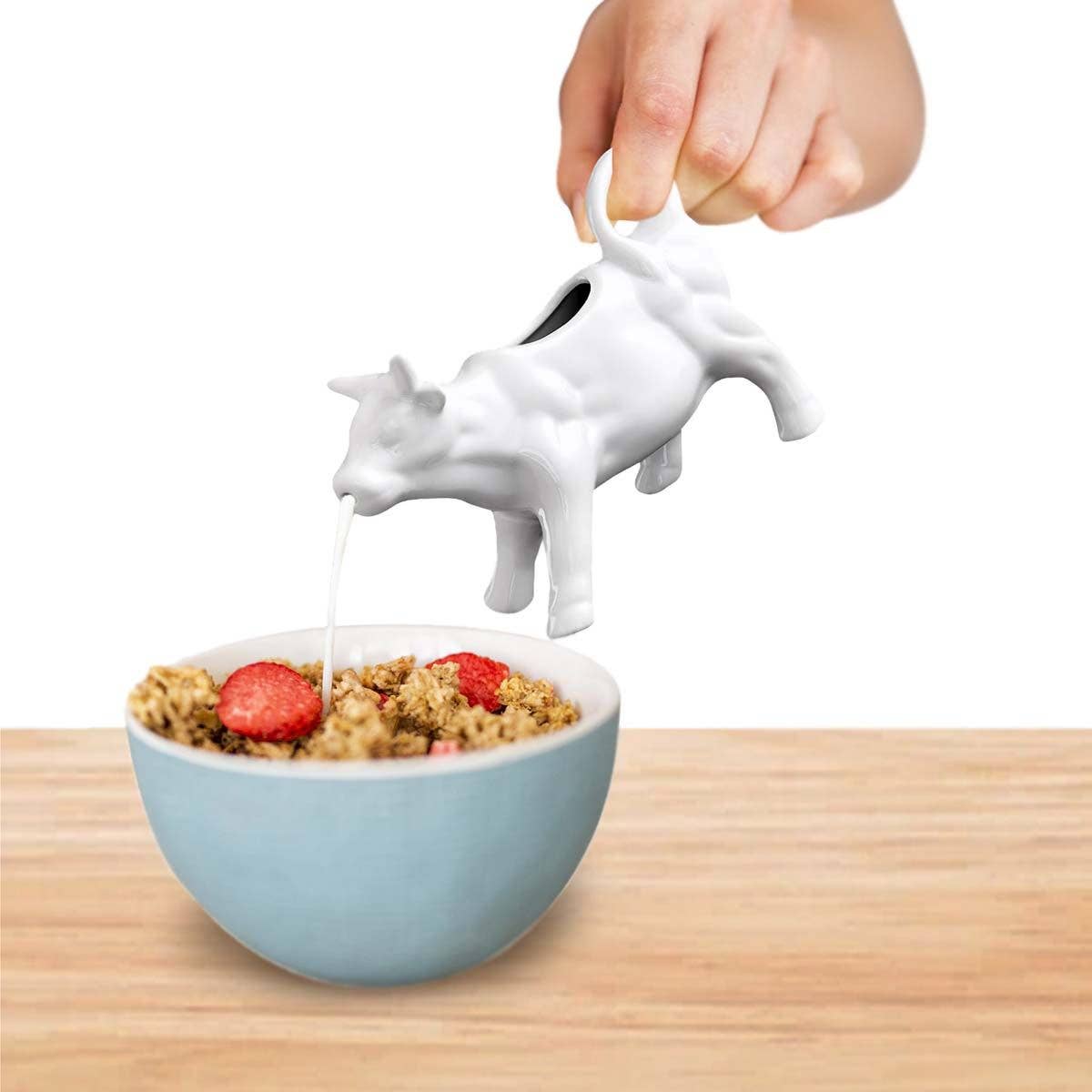 Cow Creamer with Handle, 6oz