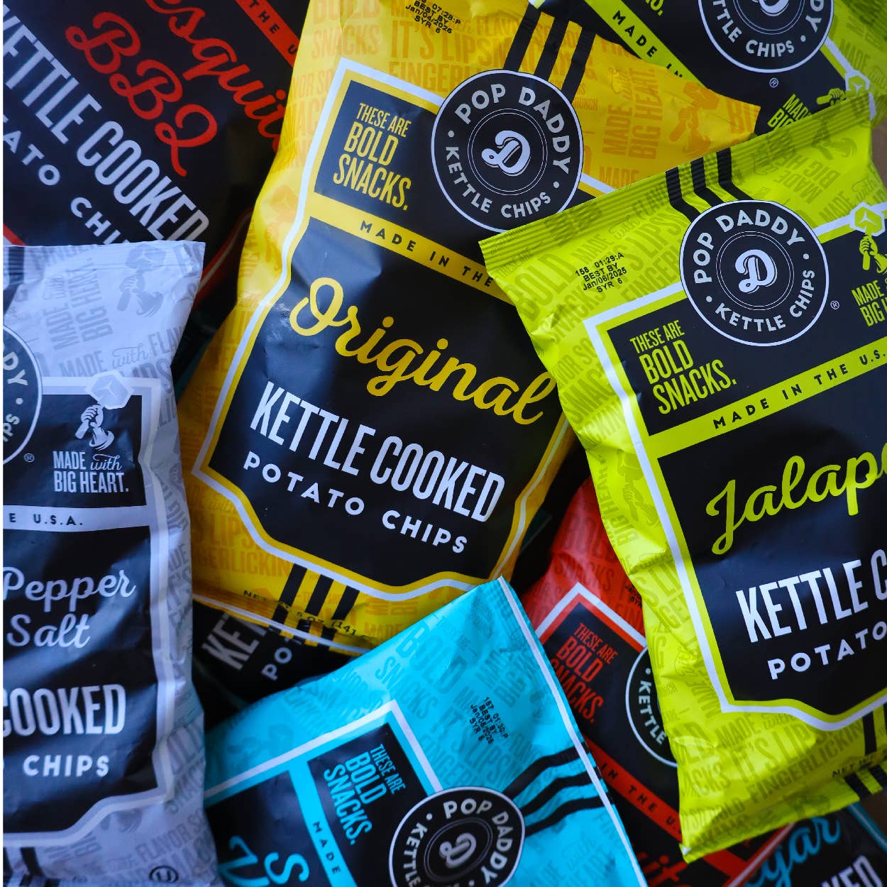 Kettle Cooked Potato Chips - 5oz - Salt & Vinegar