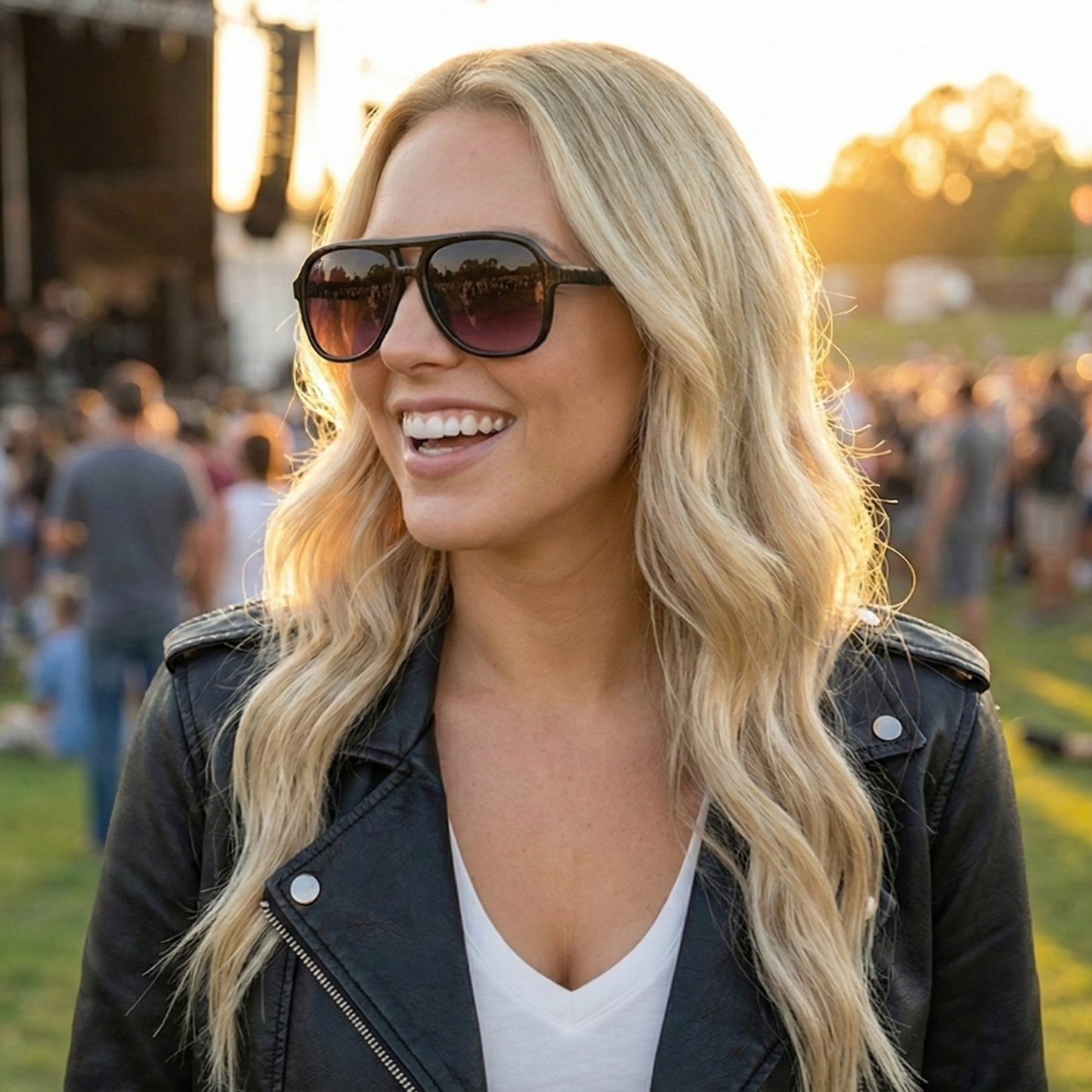 Dax - Cruz - Unisex Aviator Sunglasses – Polarized Hair-Friendly