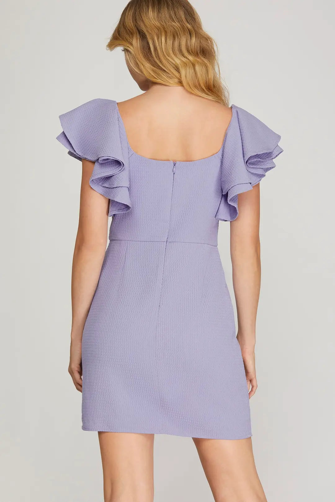 Lilac Ruffle Dress