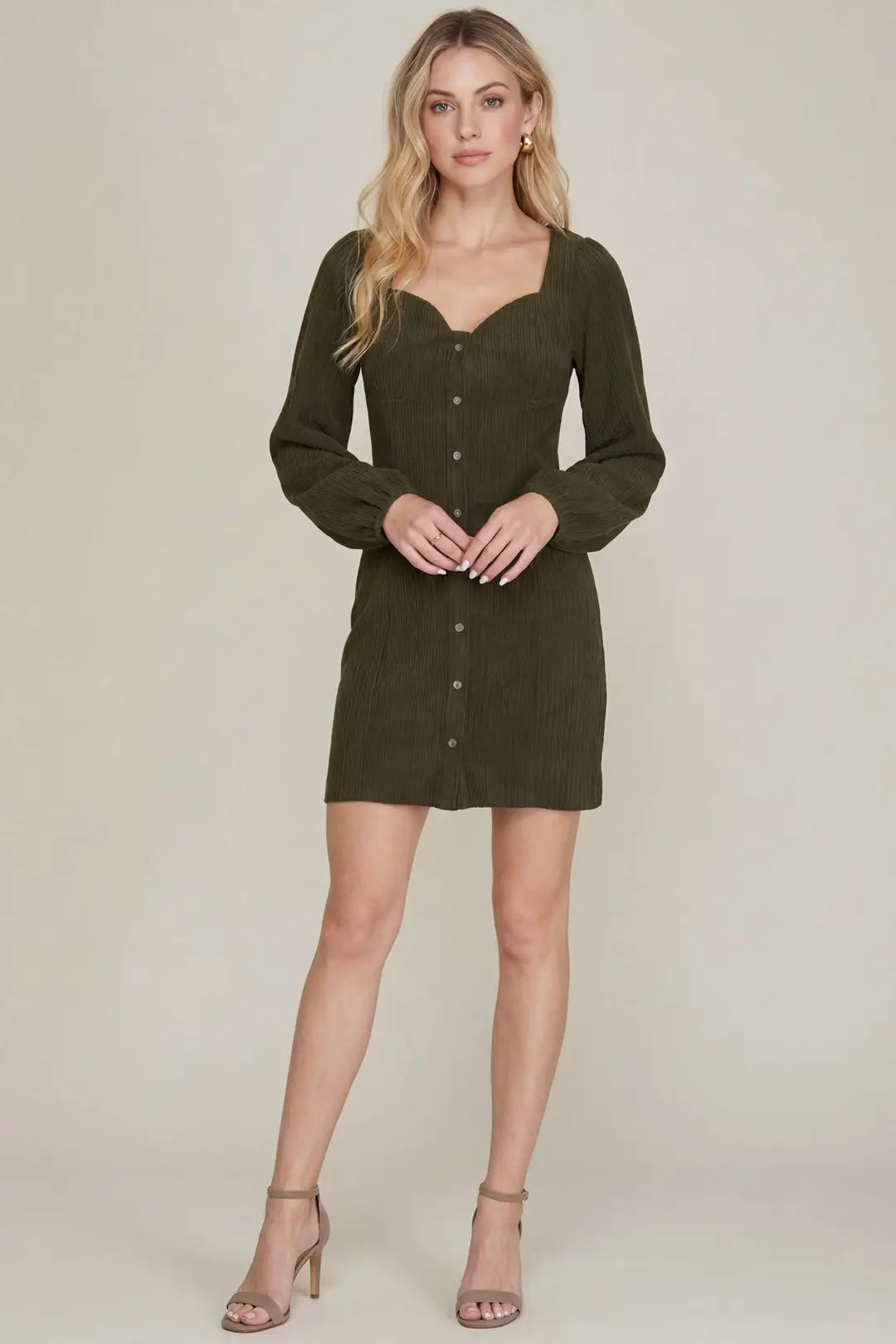 Corduroy Mini Dress