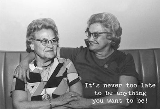 Never Too Late Greeting Card