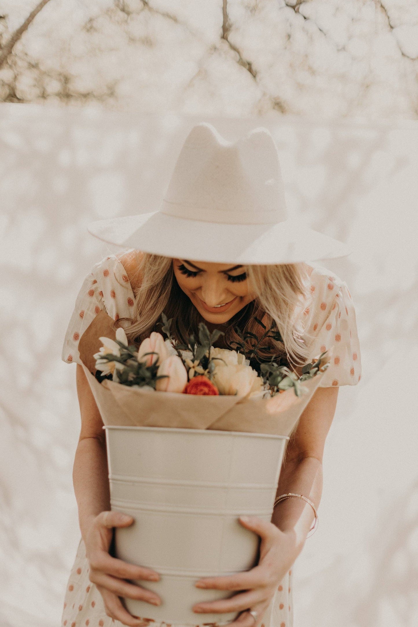 Blake | Paper Straw Fedora | Cream