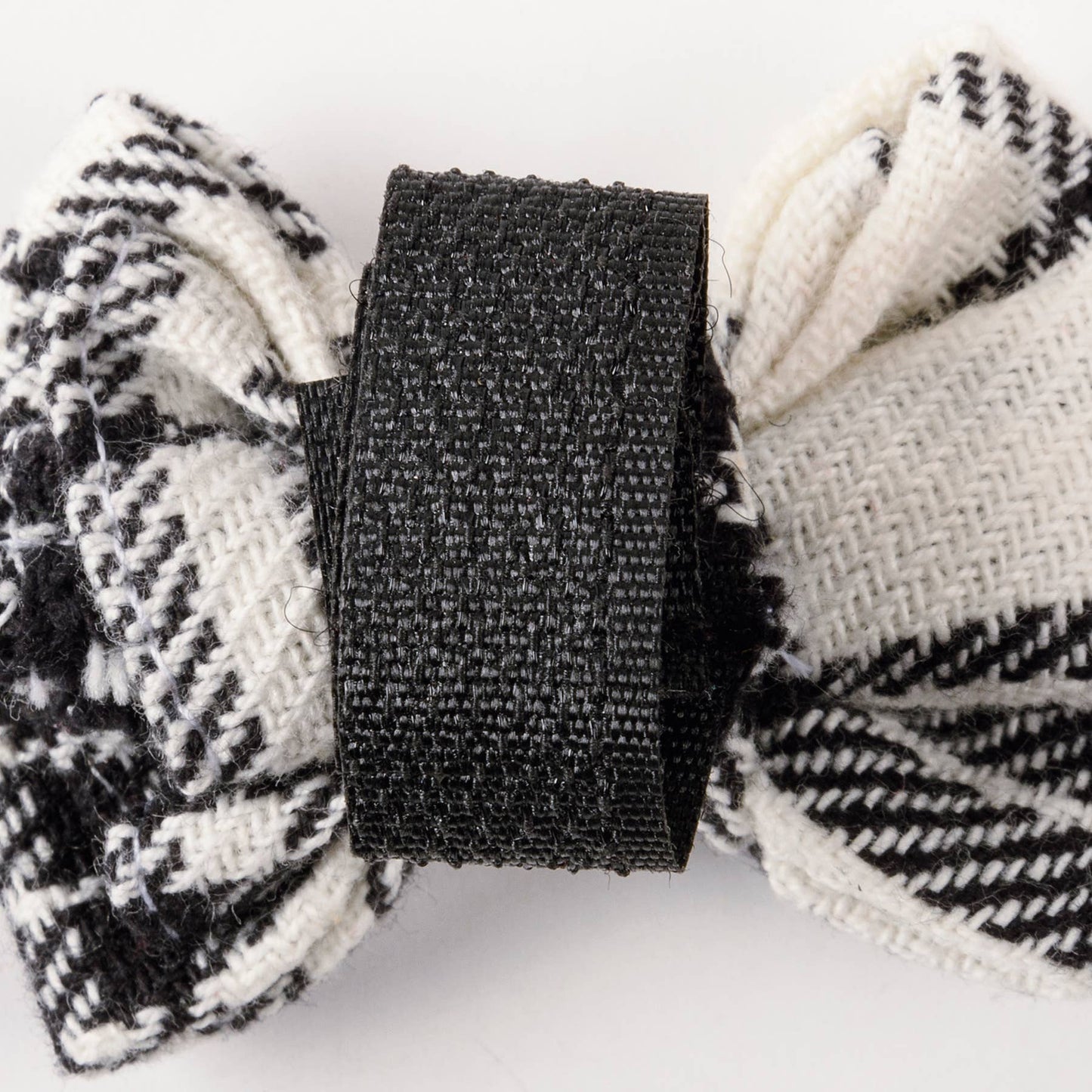Christmas Plaid Small Pet Bow Tie Set