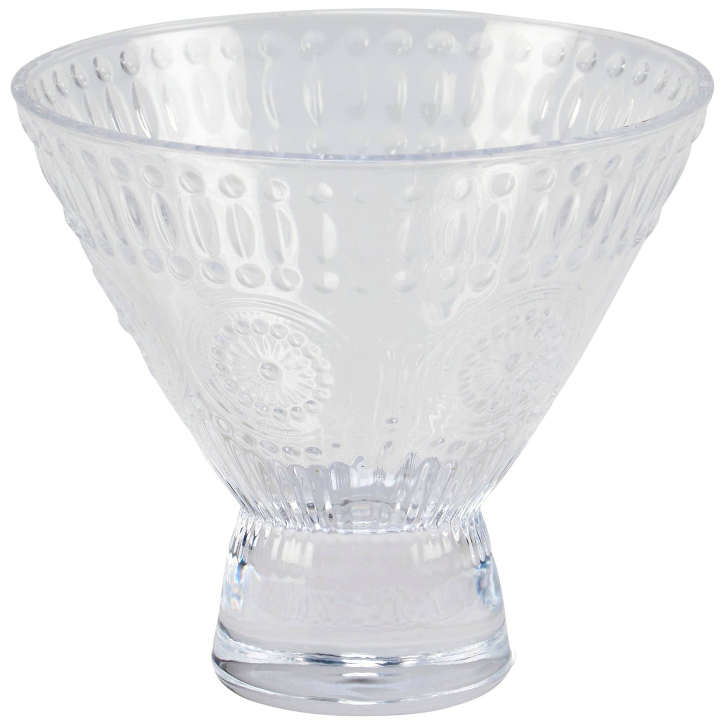 Small Medallion Martini Glass