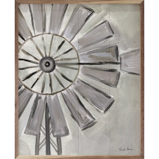 Farmhouse Windmill By Farida Zaman