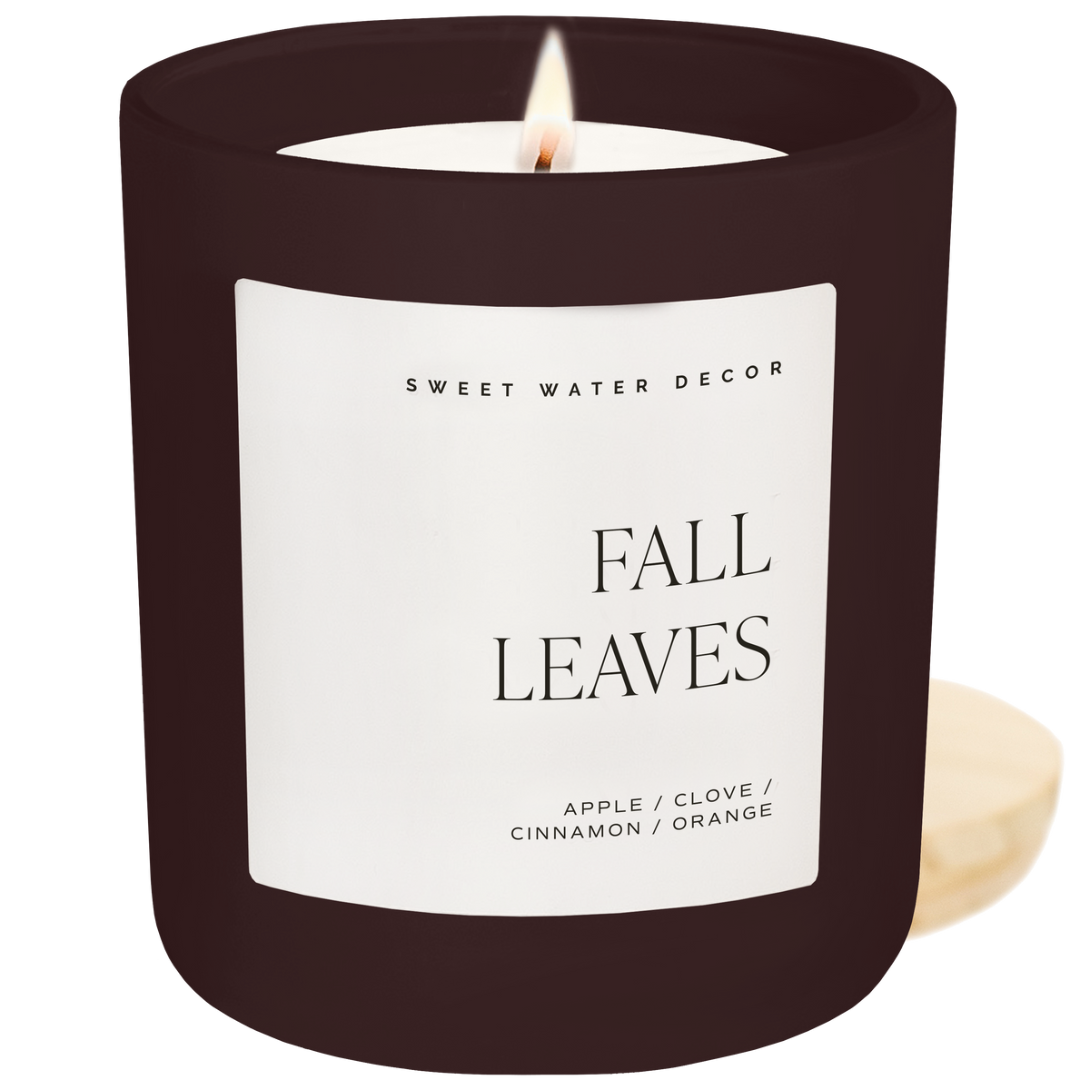 Fall Leaves 15 oz Soy Candle, Matte Jar - Fall Decor