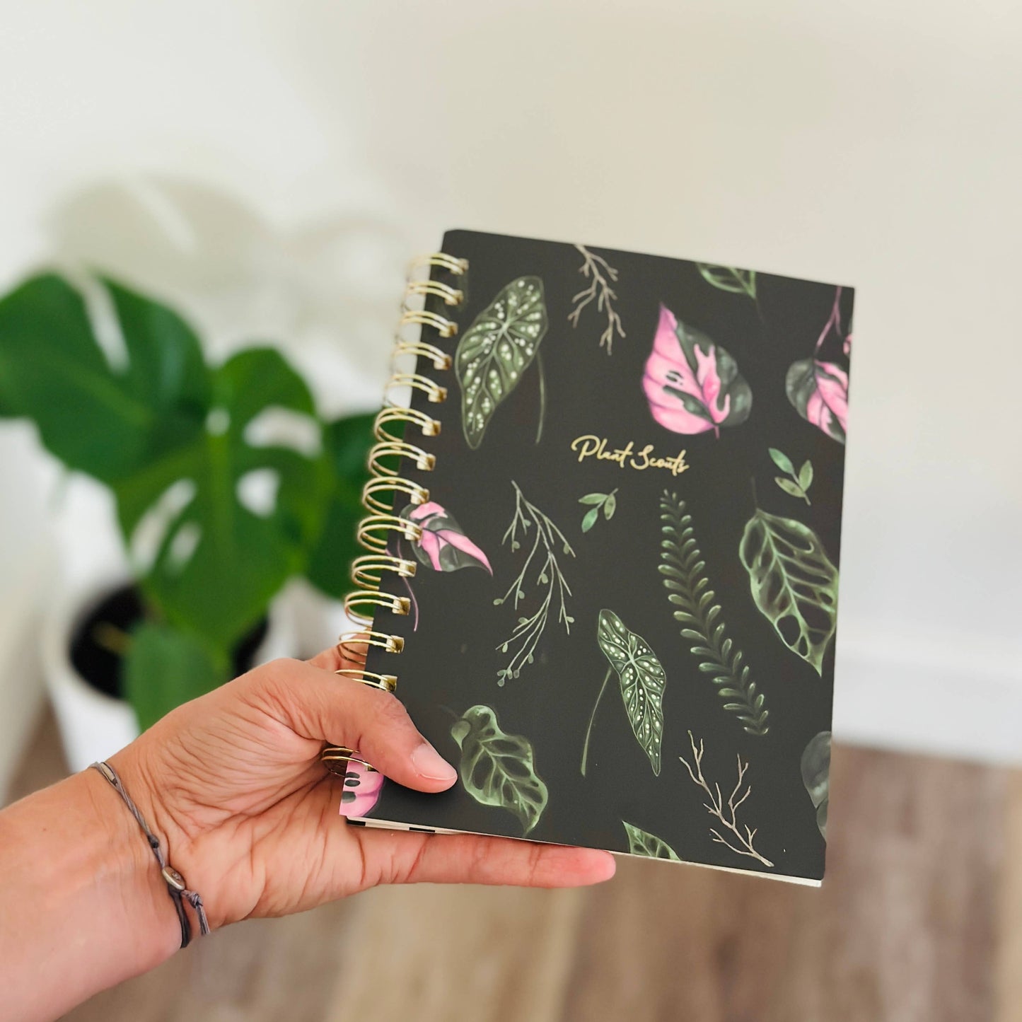 Houseplant Spiral Lined Notebook