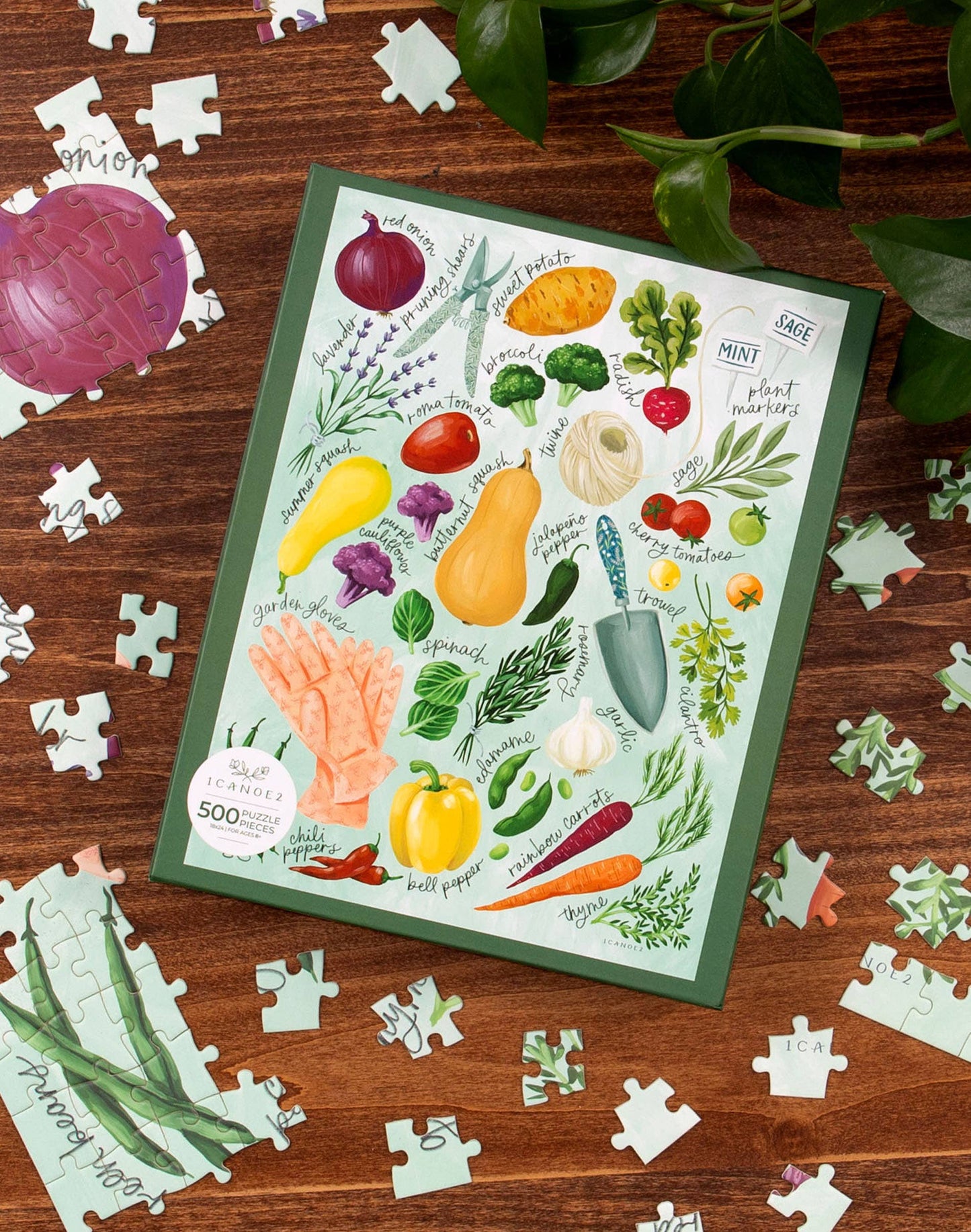 In The Garden - 500 Piece Jigsaw Puzzle