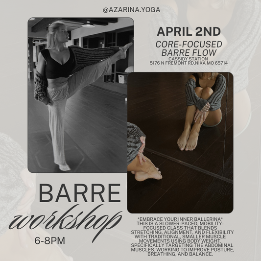 April 2nd | Barre Workshop