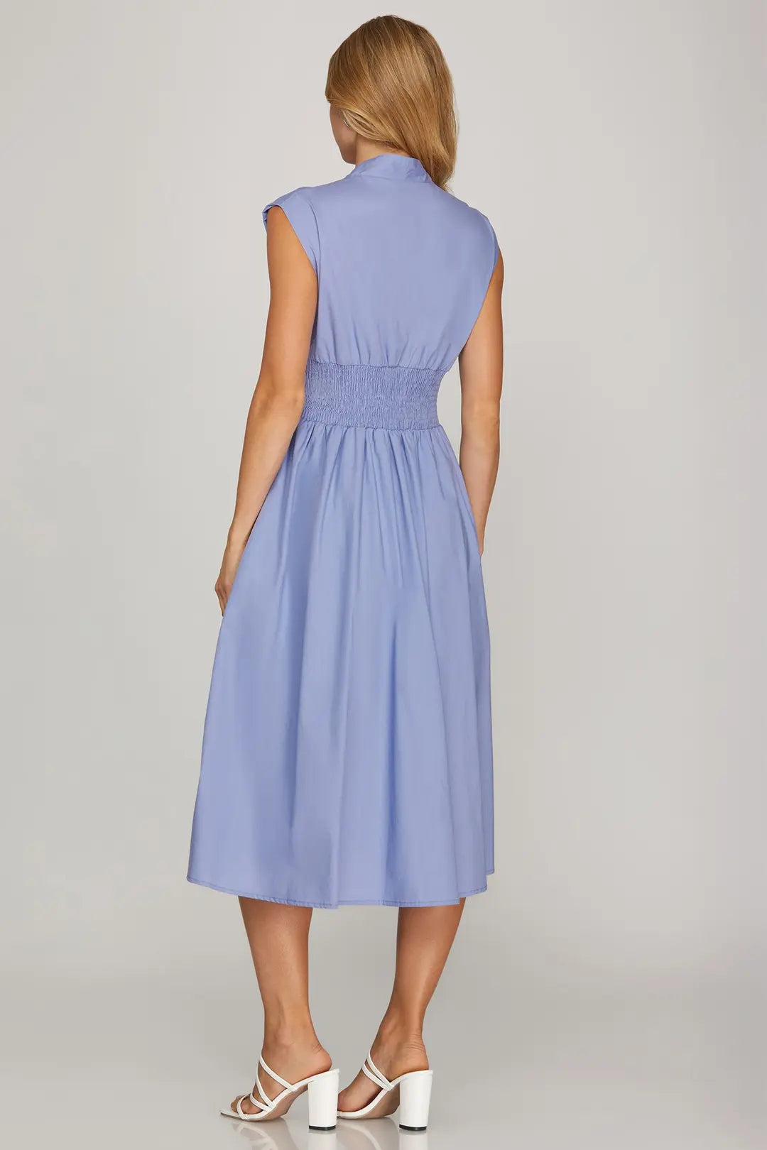 Periwinkle Perfection Midi Dress