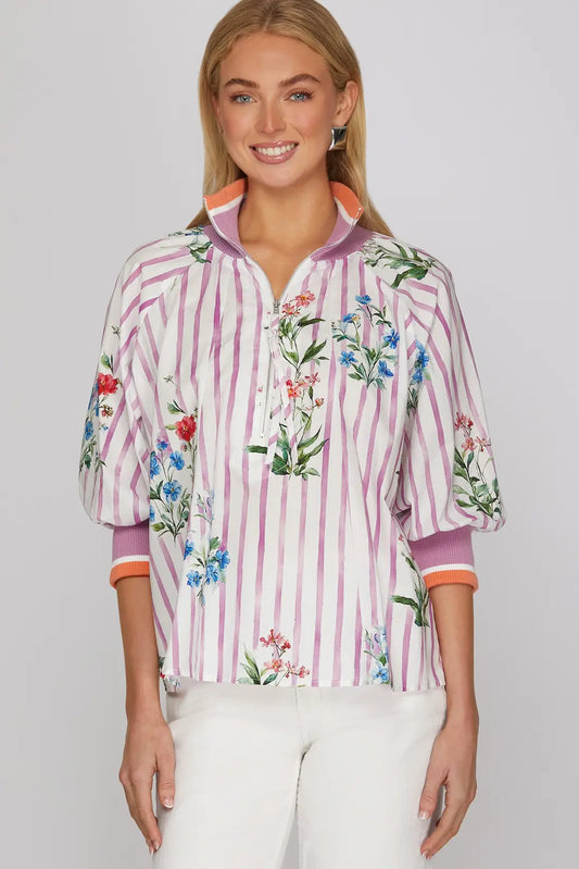 Spring Floral Top