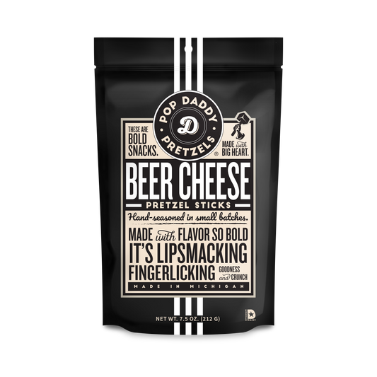 Pop Daddy – Beer Cheese Seasoned Pretzels