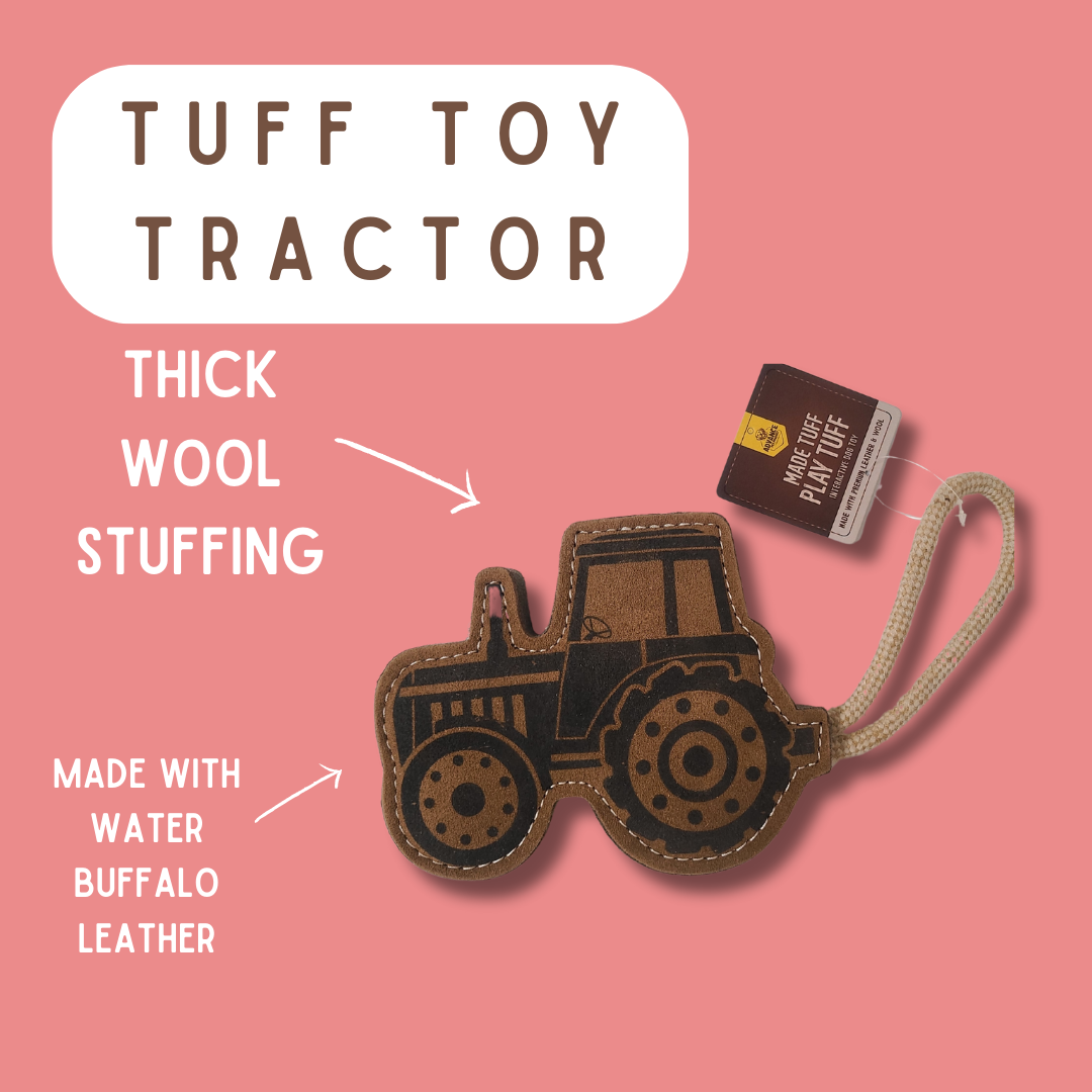 TUFF TOYS Leather Dog Toys