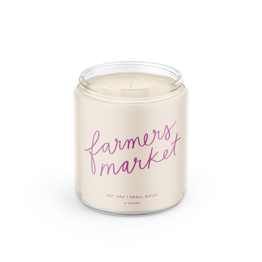Farmer's Market | Fresh Floral & Jasmine Candle | 8 oz