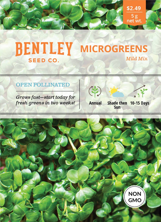 Microgreens, Mild Mix Seed Packets