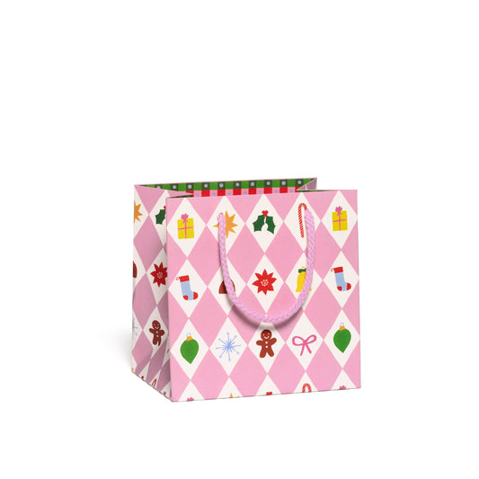 Pink Diamonds small gift bag