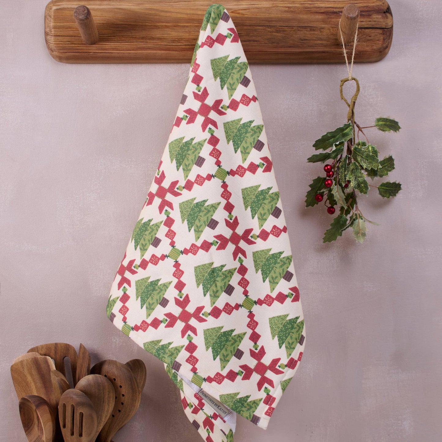 Tree Quilt Kitchen Towel