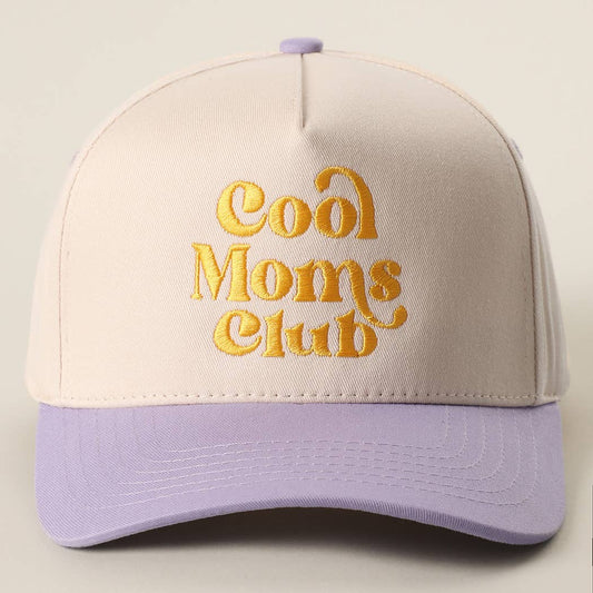 Cool Moms Club Embroidery Two-Tone Trucker Hat