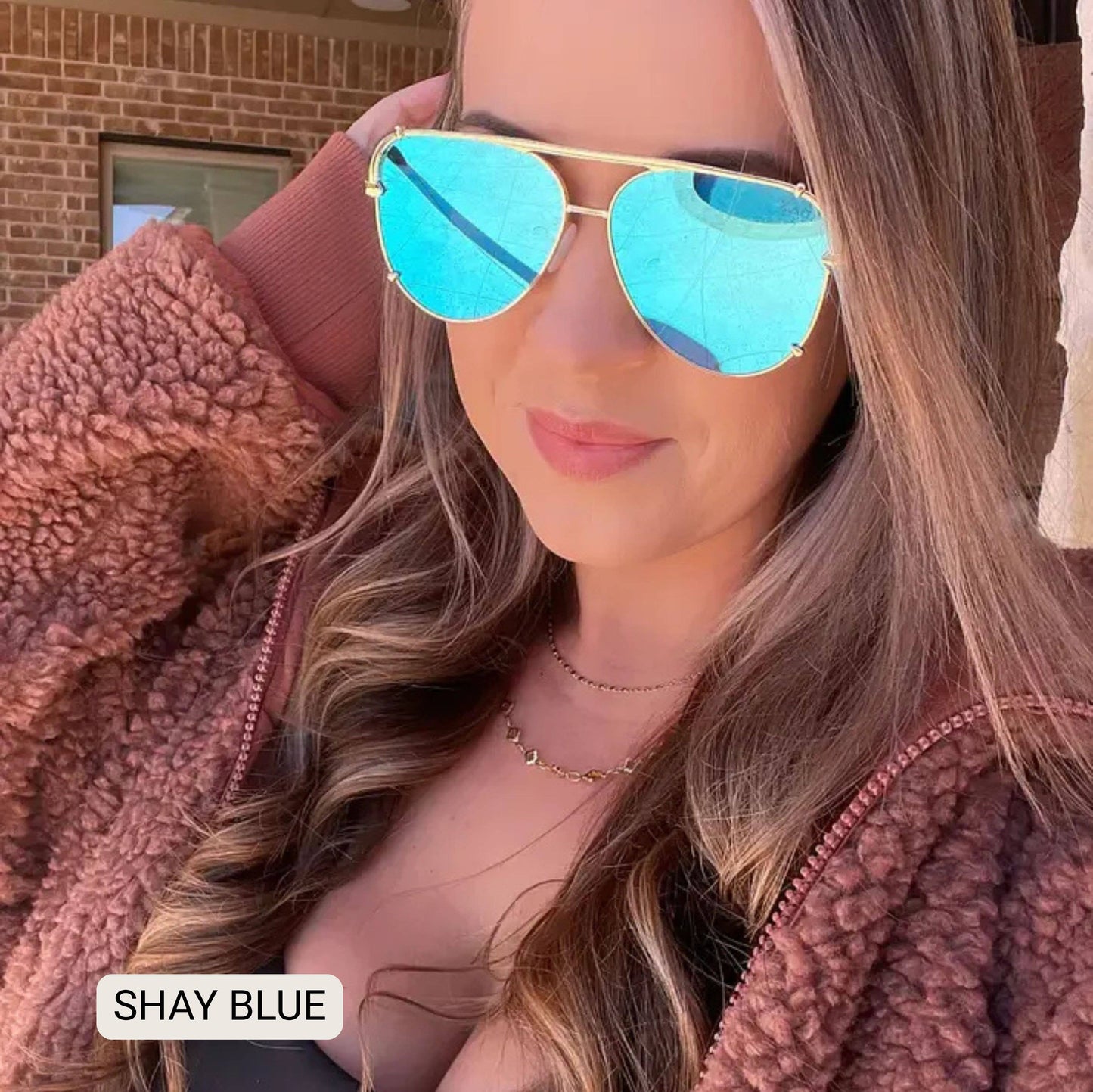 Dax - SHAY - Women's Polarized Large Hair Friendly Aviator