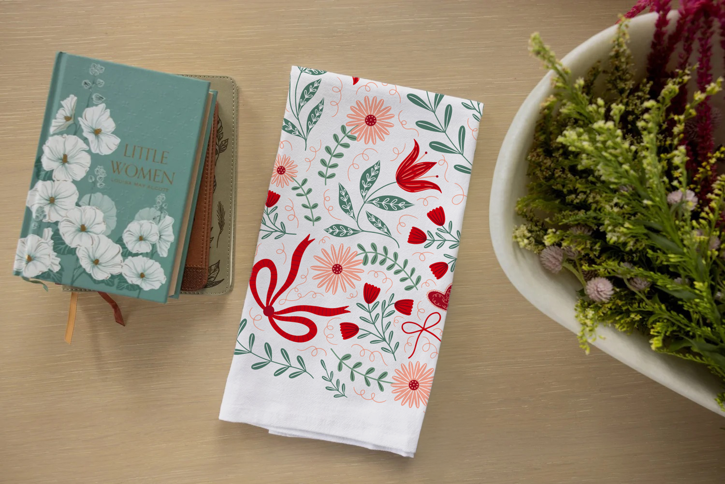 Sweetheart Cotton Tea Towel